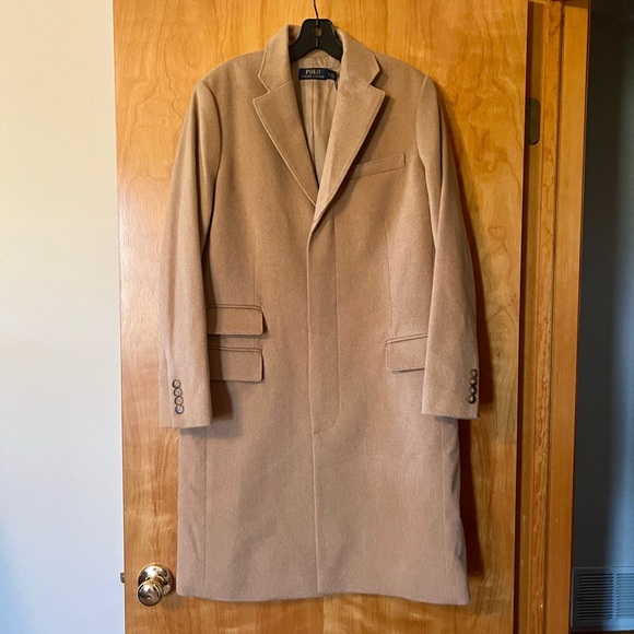 Polo Ralph Lauren Jackets & Blazers - Polo By Ralph Lauren Womens Wool Cashmere Blend Coat Camel NWT Size 6 MSRP $598